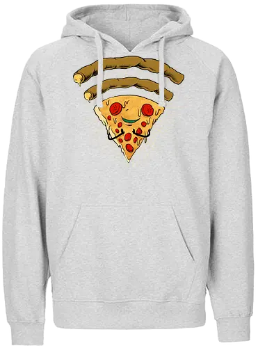 pizza signal  - pizza, food, space, astronout, delicious, beverages, meatball, sausages, fastfood, bestfriend - Fairtrade Hoodie