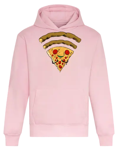 pizza signal  - pizza, food, space, astronout, delicious, beverages, meatball, sausages, fastfood, bestfriend - Heavyweight Hoodie
