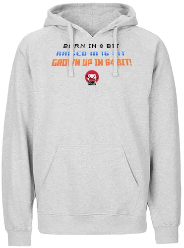 Spielewelten - Born in 8 Bit - Fairtrade Hoodie