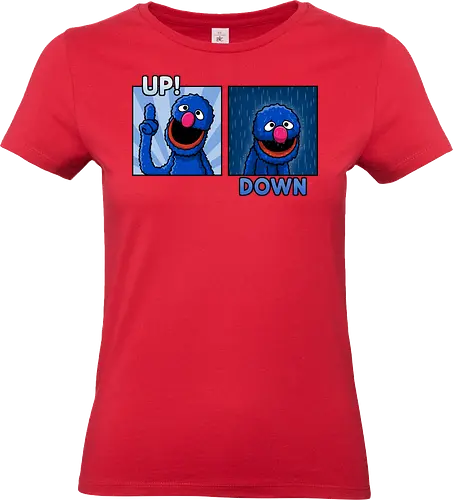 Up and Down! - sad, therapy, funny, retro - Standard T-Shirt (Frauen)