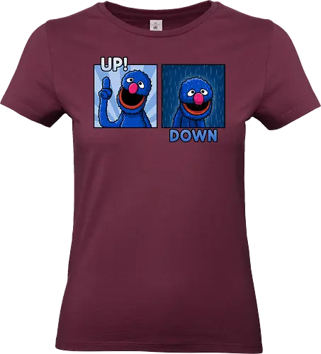 Up and Down! - sad, therapy, funny, retro - Standard T-Shirt (Frauen)