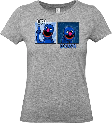 Up and Down! - sad, therapy, funny, retro - Standard T-Shirt (Frauen)