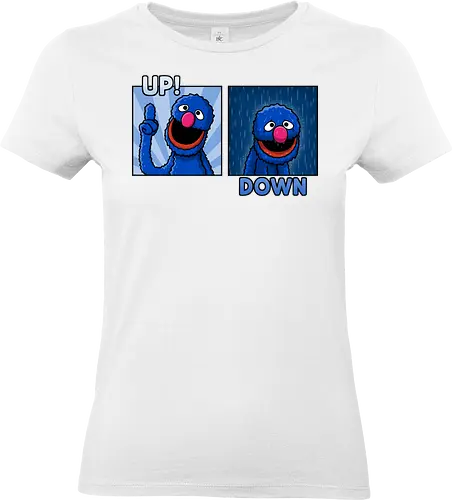 Up and Down! - sad, therapy, funny, retro - Standard T-Shirt (Frauen)