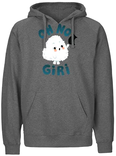 OH NO Giri - onigiri, sushi, japanese, kawaii, cute, Japan - Fairtrade Hoodie