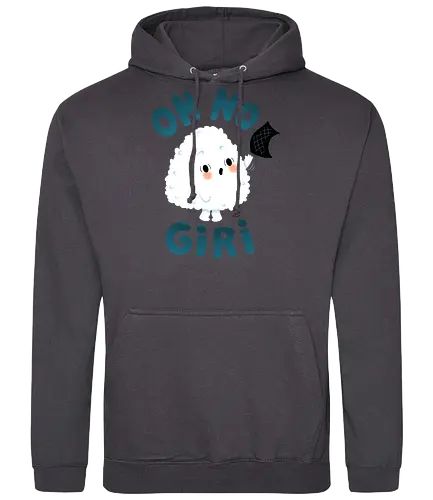 OH NO Giri - onigiri, sushi, japanese, kawaii, cute, Japan - Standard Hoodie