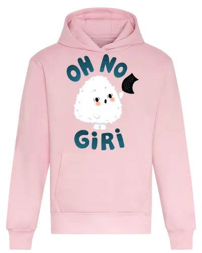 OH NO Giri - onigiri, sushi, japanese, kawaii, cute, Japan - Heavyweight Hoodie