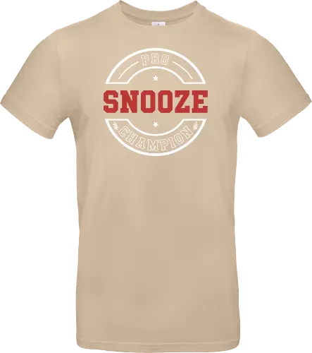 Pro Snooze Champion - Varsity Style Sleep Graphic