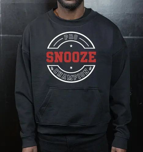 Pro Snooze Champion - Varsity Style Sleep Graphic
