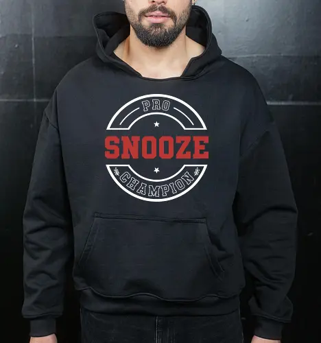 Pro Snooze Champion - Varsity Style Sleep Graphic