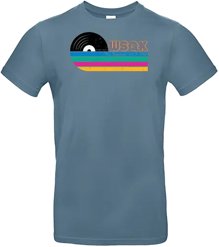 Retro WSQK - retro, disco, Strange, robin, steve, music, radio, vintage - Standard T-Shirt