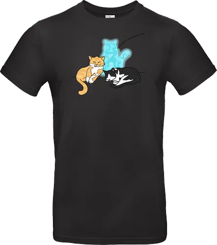 Drei Katzen - Katze, Katzen, Cat, Cats, Comic, Cartoon, cute, süß, Tier, Haustier, Kater, Schlaf