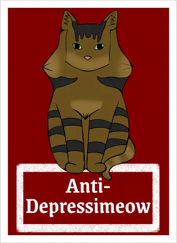 Anti-Depressimeow (weiß)