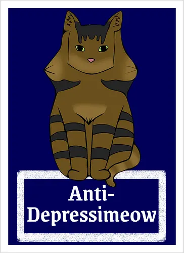 Anti-Depressimeow (weiß)