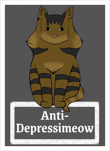 Anti-Depressimeow (weiß)