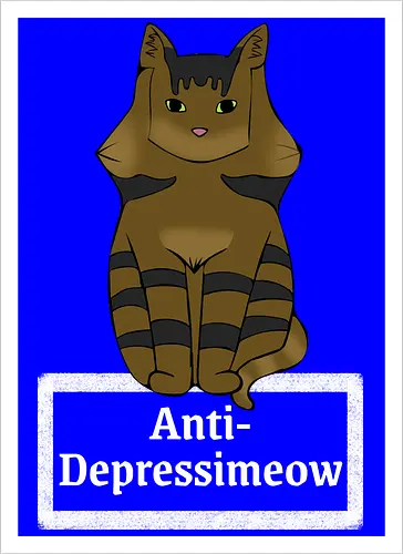 Anti-Depressimeow (weiß)