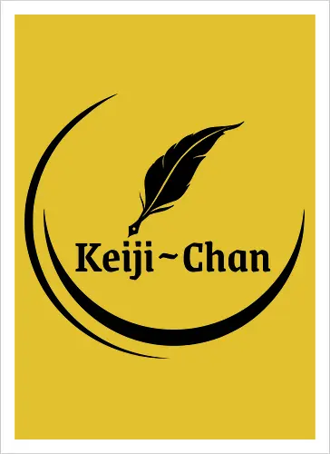 Keiji~Chan Logo (schwarz) - Rücken