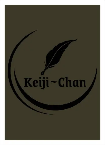 Keiji~Chan Logo (schwarz) - Rücken