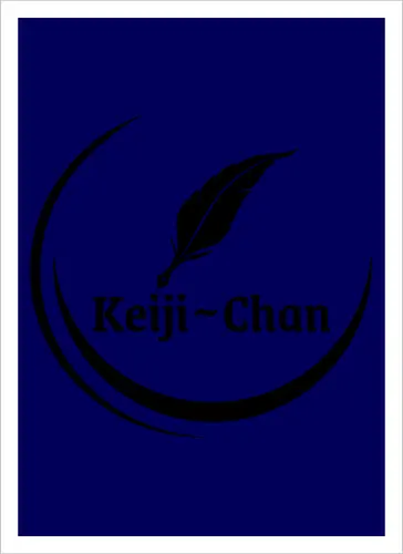 Keiji~Chan Logo (schwarz) - Rücken