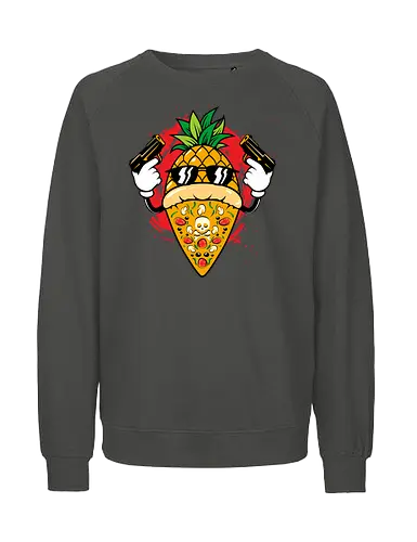 sweet mafia - pizza, mafie, pineapple, fresh, burger, food, cool, funny, vintage, cartoon, logo, classic, flag, nation, voted, friendship - Fairtrade Sweatshirt