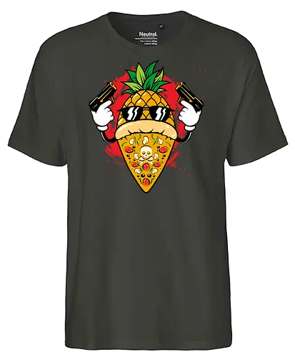 sweet mafia - pizza, mafie, pineapple, fresh, burger, food, cool, funny, vintage, cartoon, logo, classic, flag, nation, voted, friendship - Fairtrade T-Shirt