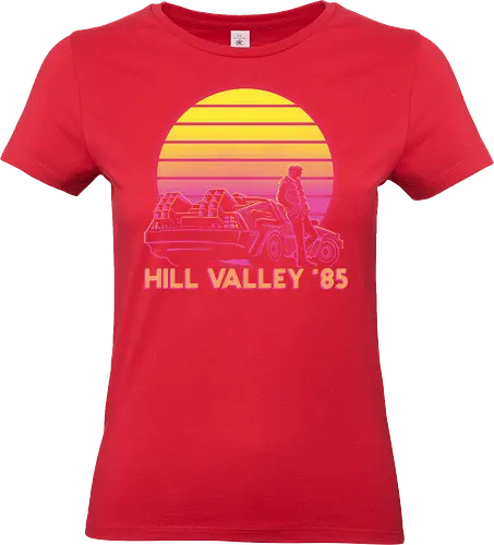 Hill Valley 85 - Future, Delorean, Marty Mcfly - Standard T-Shirt (Frauen)