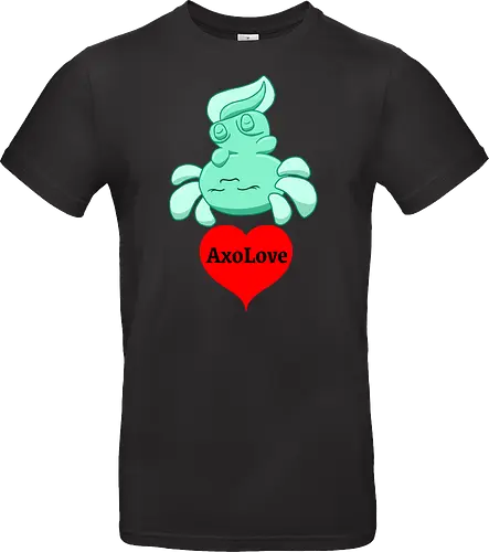 AxoLove (Rot) - Axolotl, Axl, Liebe, Love, cute, Cartoon, comic, Tier, Wasser, Water