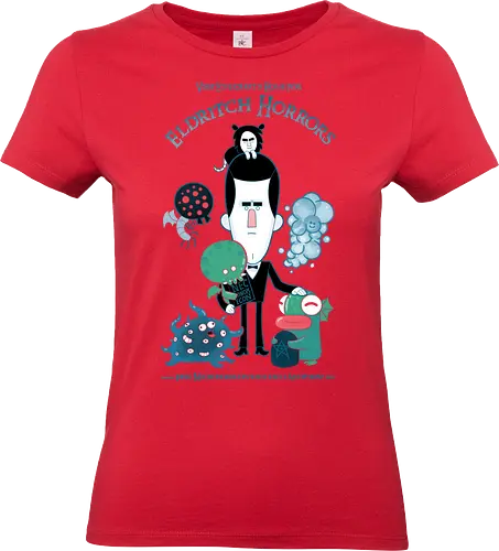Lovecraft's Home For Eldritch Horrors - lovecraft, hp lovecraft, lovecraft shirt, cthulhu, cthulhu shirt, funny lovecraft shirt, eldritch, reading, books shirt, gothic horror, fhtagn, cute cthulhu, cute lovecraft, howard phillips lovecraft, ctulu, necronomicon - Standard T-Shirt (Frauen)
