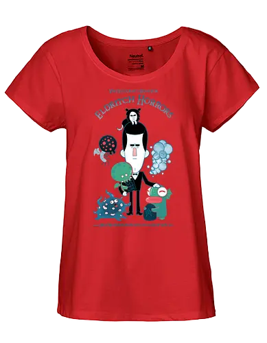 Lovecraft's Home For Eldritch Horrors - lovecraft, hp lovecraft, lovecraft shirt, cthulhu, cthulhu shirt, funny lovecraft shirt, eldritch, reading, books shirt, gothic horror, fhtagn, cute cthulhu, cute lovecraft, howard phillips lovecraft, ctulu, necronomicon - Fairtrade Girl Shirt