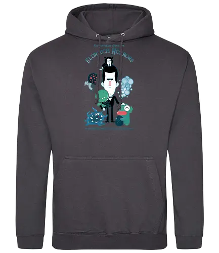 Lovecraft's Home For Eldritch Horrors - lovecraft, hp lovecraft, lovecraft shirt, cthulhu, cthulhu shirt, funny lovecraft shirt, eldritch, reading, books shirt, gothic horror, fhtagn, cute cthulhu, cute lovecraft, howard phillips lovecraft, ctulu, necronomicon - Standard Hoodie