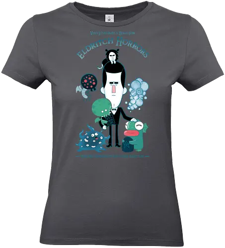 Lovecraft's Home For Eldritch Horrors - lovecraft, hp lovecraft, lovecraft shirt, cthulhu, cthulhu shirt, funny lovecraft shirt, eldritch, reading, books shirt, gothic horror, fhtagn, cute cthulhu, cute lovecraft, howard phillips lovecraft, ctulu, necronomicon - Standard T-Shirt (Frauen)