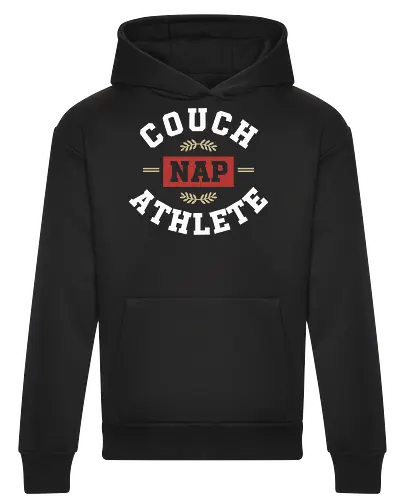 Couch Nap Athlete - Varsity Style Slacker Design