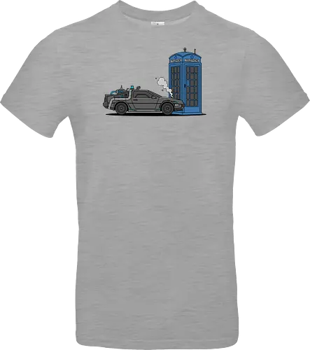 Time Machine Fender Bender - DeLorean vs. TARDIS