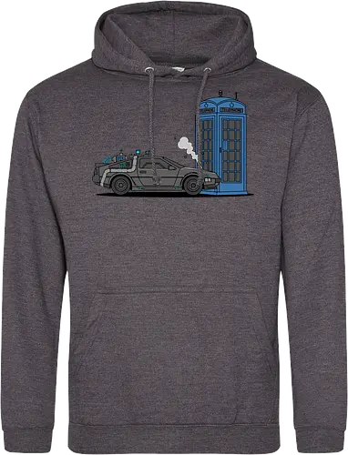 Time Machine Fender Bender - DeLorean vs. TARDIS