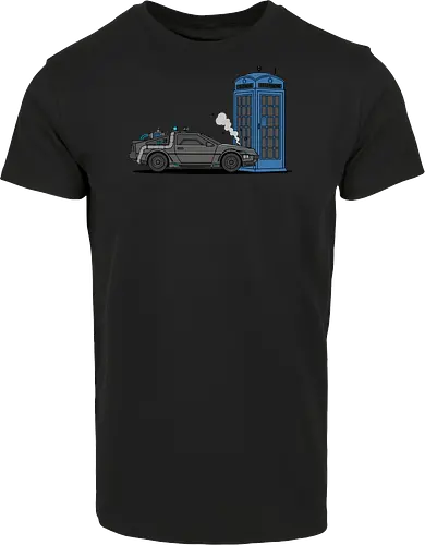 Time Machine Fender Bender - DeLorean vs. TARDIS