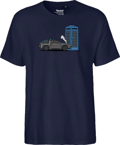 Time Machine Fender Bender - DeLorean vs. TARDIS