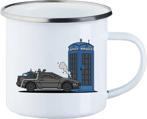 Time Machine Fender Bender - DeLorean vs. TARDIS