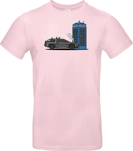 Time Machine Fender Bender - DeLorean vs. TARDIS