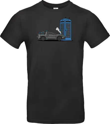 Time Machine Fender Bender - DeLorean vs. TARDIS