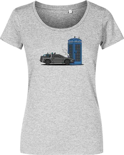 Time Machine Fender Bender - DeLorean vs. TARDIS