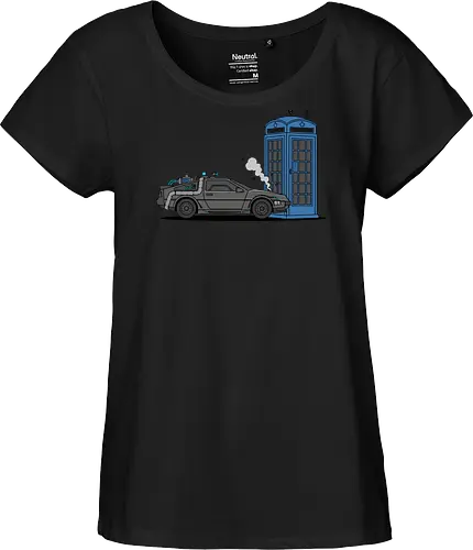 Time Machine Fender Bender - DeLorean vs. TARDIS