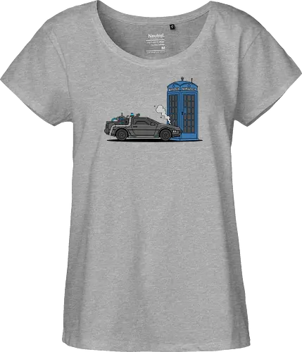 Time Machine Fender Bender - DeLorean vs. TARDIS