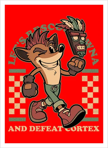 Game Mascot Crash Mask