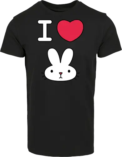 I Love Bunny – Cute Minimal Rabbit Illustration