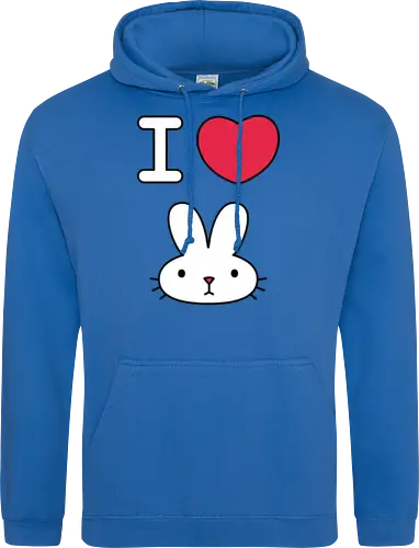 I Love Bunny – Cute Minimal Rabbit Illustration