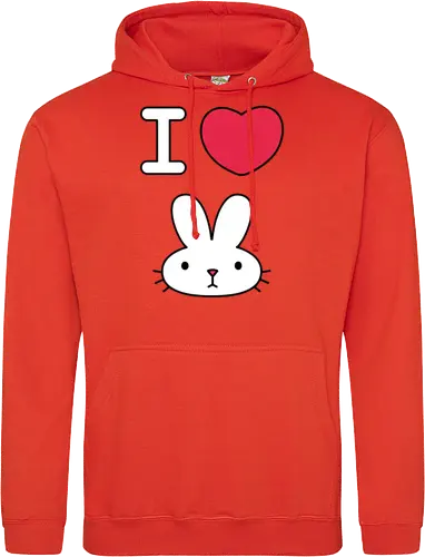 I Love Bunny – Cute Minimal Rabbit Illustration