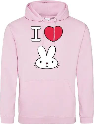 I Love Bunny – Cute Minimal Rabbit Illustration