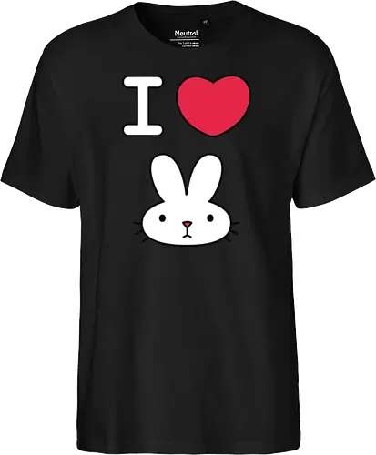 I Love Bunny – Cute Minimal Rabbit Illustration