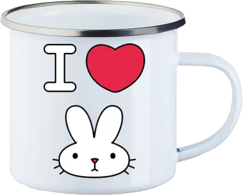 I Love Bunny – Cute Minimal Rabbit Illustration