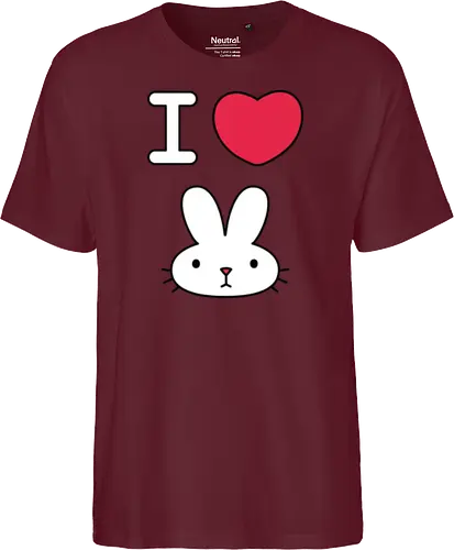 I Love Bunny – Cute Minimal Rabbit Illustration