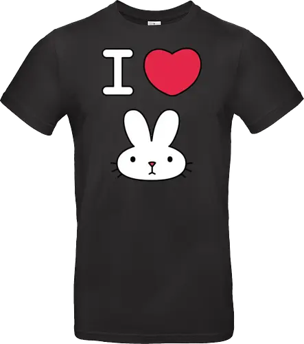 I Love Bunny – Cute Minimal Rabbit Illustration